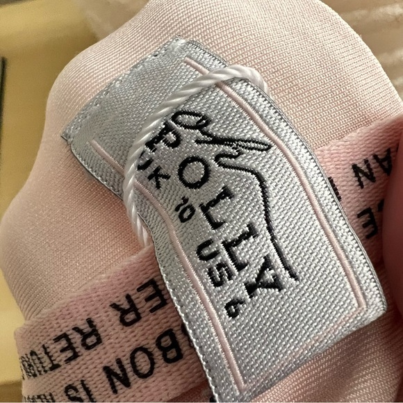 OH POLLY Charm Me Ruched Asymmetric Mini Dress in Blush Size‎ 6 NWOT - Picture 6 of 10